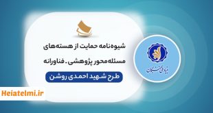 شیوه‌نامه حمایت از هسته‌های مسئله‌محور پژوهشی ـ فناورانه